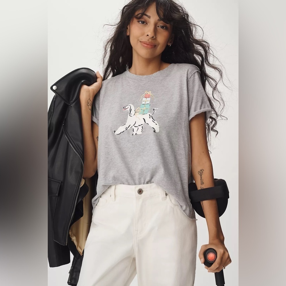 NWT Size L - Krissy Mast x Anthropologie Graphic Tee